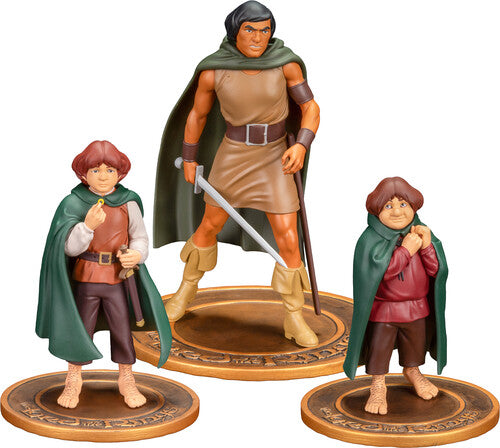 Lotr Animated Fig Set (frodo Aragorn Samwise) - Lotr Animated Fig Set (frodo Aragorn Samwise) - Collectibles