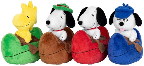 Snoopy Series Plush Pull Back Car Blind 4ct Pdq - Snoopy Series Plush Pull Back Car Blind 4ct Pdq - Collectibles