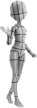 Body-chan Ken Sugimori-wireframe (gray) Shfiguarts - Body-chan Ken Sugimori-wireframe (gray) Shfiguarts - Collectibles