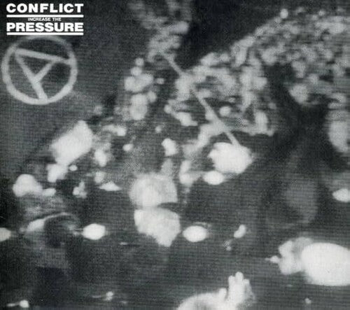 Conflict - Increase The Pressure - Black & White Splatter - Vinyl Record
