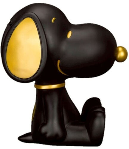 Peanuts Functional Figurine Snoopy Black & Gold - Peanuts Functional Figurine Snoopy Black & Gold - Collectibles