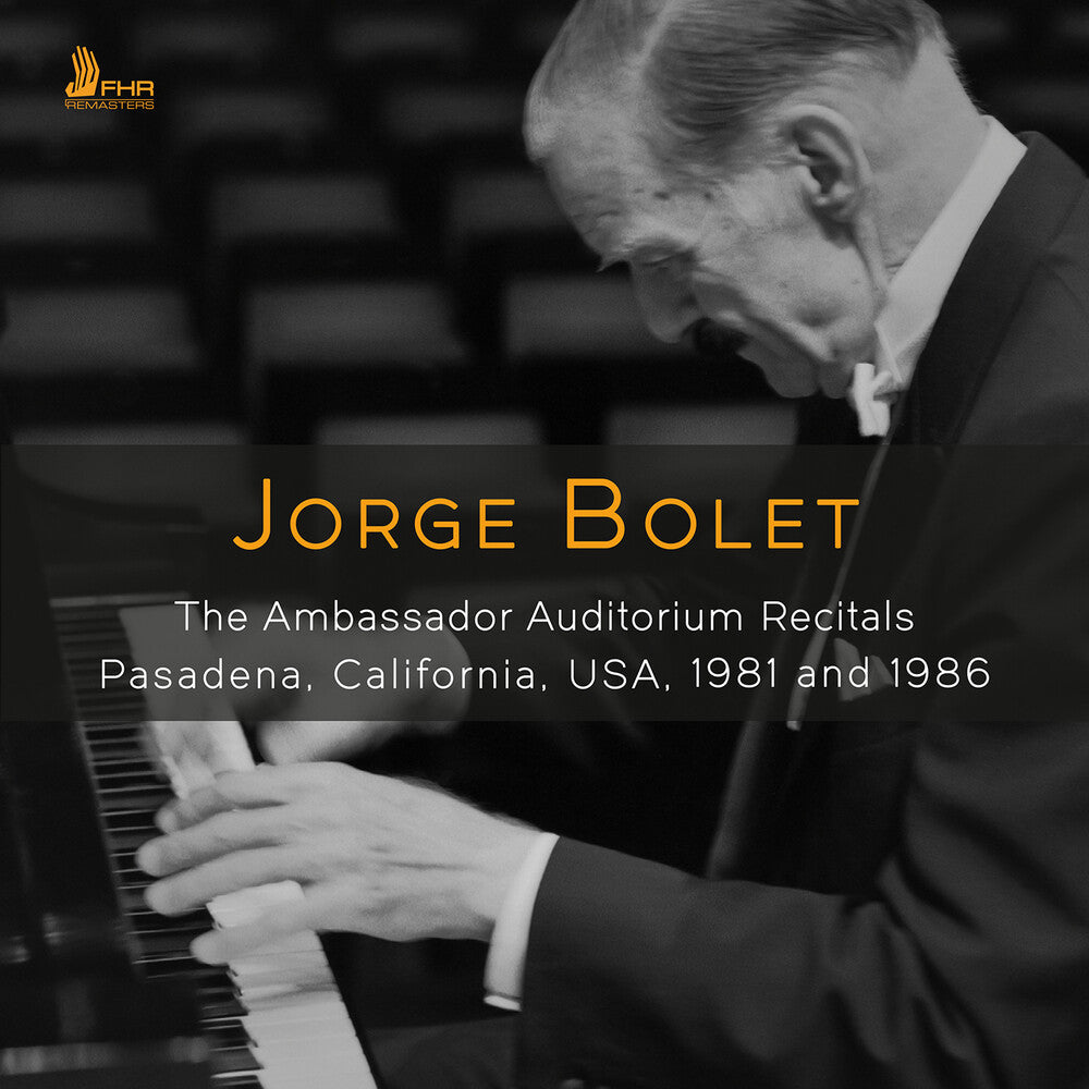 Pre-Order: Jorge Bolet - Ambassador Auditorium Recitals Music CD