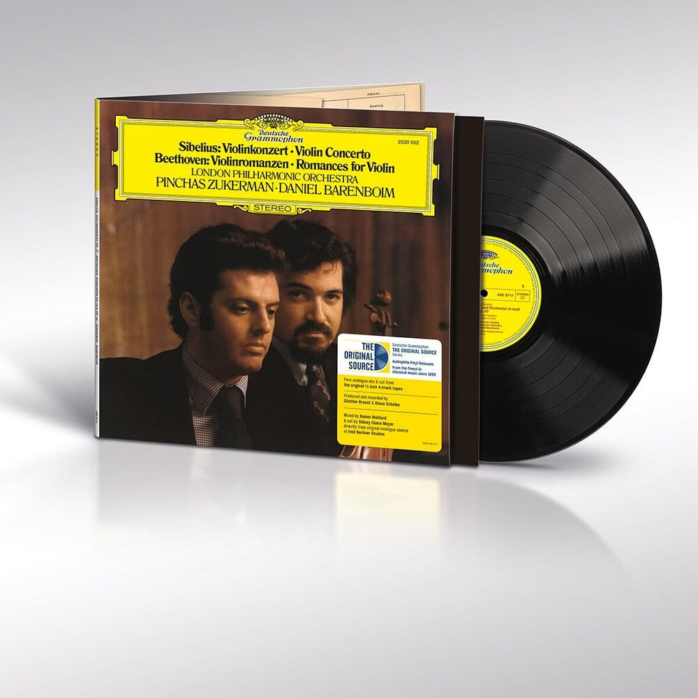 Pinchas Zukerman  / Barenboim,Daniel - Sibelius: Violin Concerto; Beethoven: Romances For [LP]