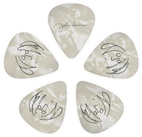 Beatles John Lennon Signature Gtr Picks Med 10pack - Beatles John Lennon Signature Gtr Picks Med 10pack - Musical Instrument