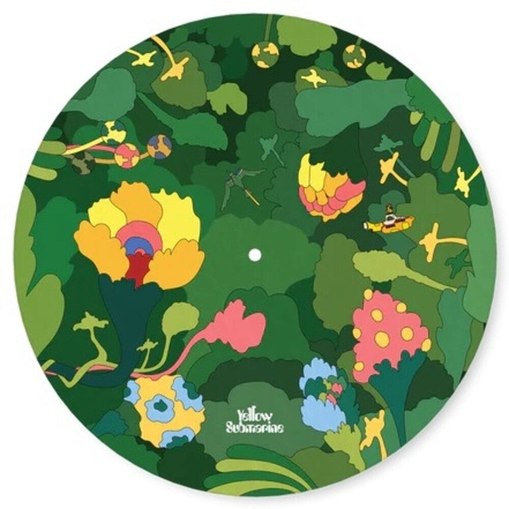 Beatles Yellow Sub Record Mat Pepperland Woods - Vinyl Accessories