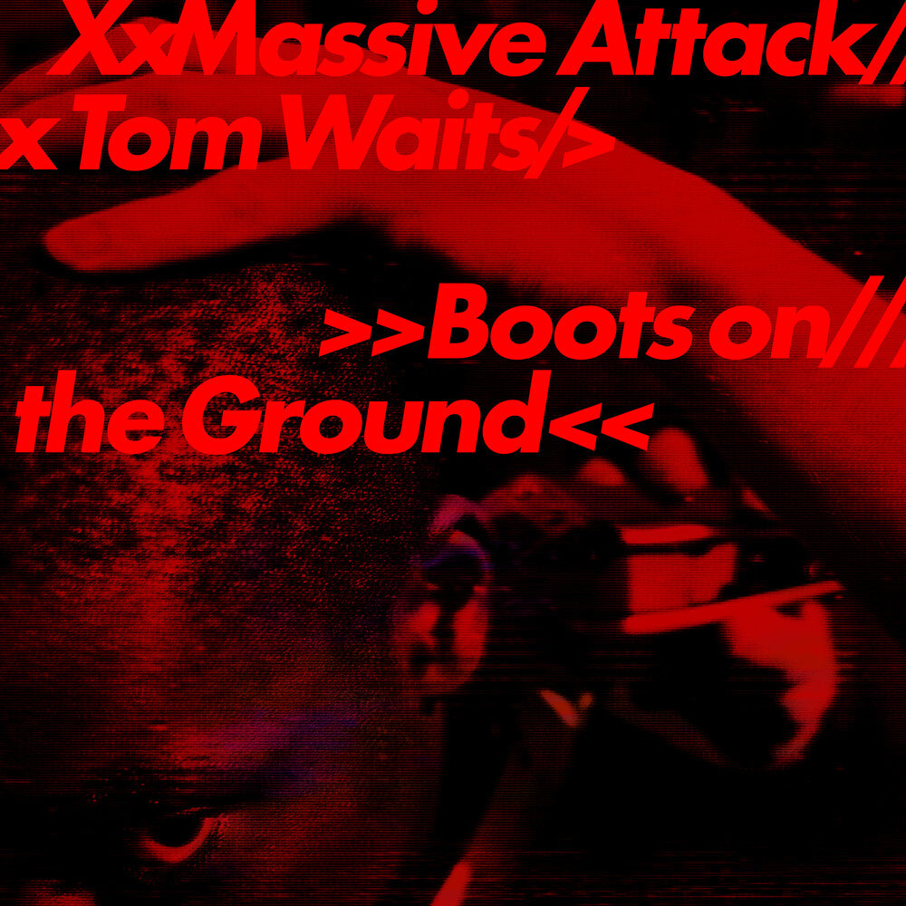 Pre-Order: Massive Attack feat. Tom Waits - Boots on the Ground [EcoSonic 180g - random red / white / blue mix]