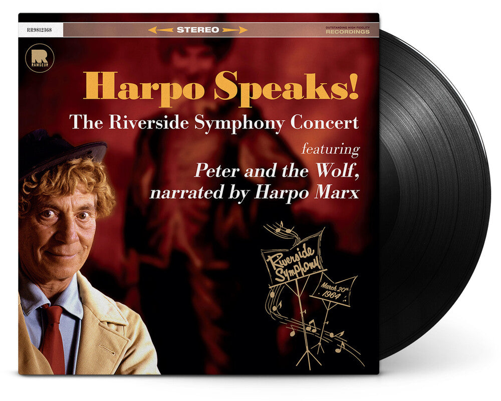Harpo Speaks! - The Riverside Symphony Concert featuring Peter and the Wolf [LP] Vinyl Record