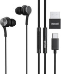 Maxell Usbc-blk Fusion X Usb-c Wired Earbud Mic Bk - Maxell Usbc-blk Fusion X Usb-c Wired Earbud Mic Bk - Headphones