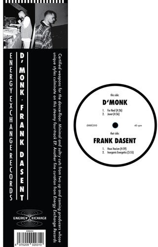 D'monk X Frank Dasent - D'monk X Frank Dasent - Vinyl Record