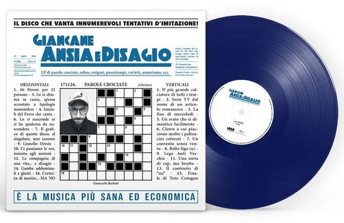 Giancane - Ansia E Disagio - Blue Vinyl - Vinyl Record