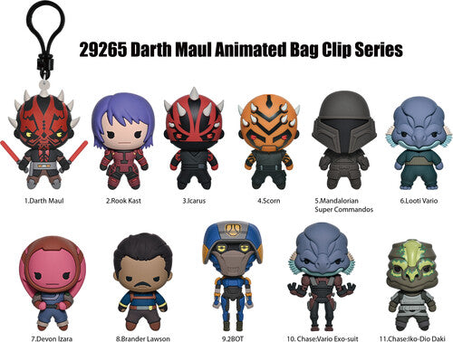 Maul Shadow Lord 3d Foam Bag Clip - Series 1 - Maul Shadow Lord 3d Foam Bag Clip - Series 1 - Collectibles