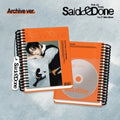 Park Jin Young - Said & Done - Archive Version - Music CD