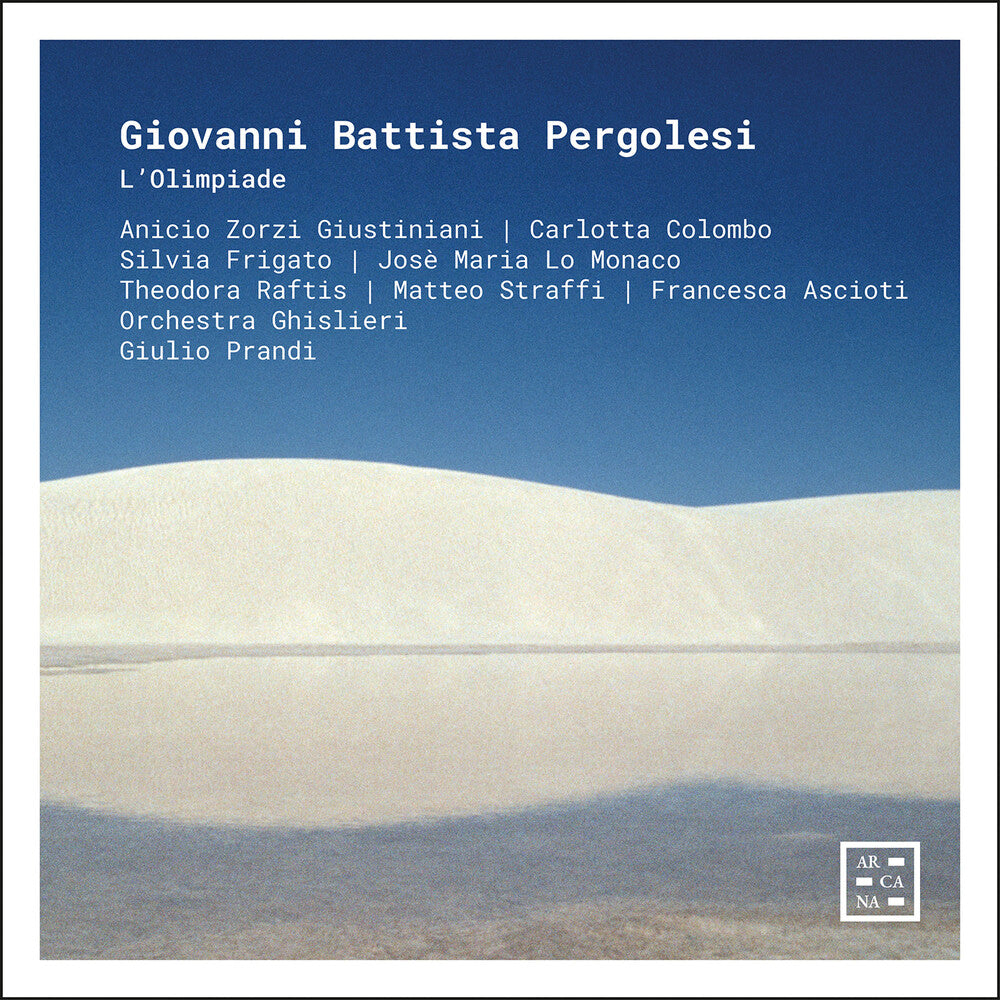 Pre-Order: Pergolesi: L'olimpiade Music CD