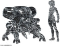 Ghost In The Shell Manga Ed Plamax Mf-96 Model Kit - Ghost In The Shell Manga Ed Plamax Mf-96 Model Kit - Collectibles