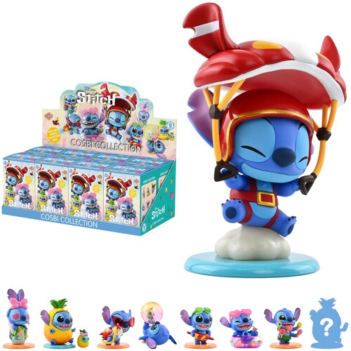 Stitch On Holiday Cosbi Coll Blind Box 8ct Pdq - Stitch On Holiday Cosbi Coll Blind Box 8ct Pdq - Collectibles