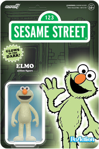 Sesame Street Reaction Figures - Elmo (glow) - Sesame Street Reaction Figures - Elmo (glow) - Collectibles