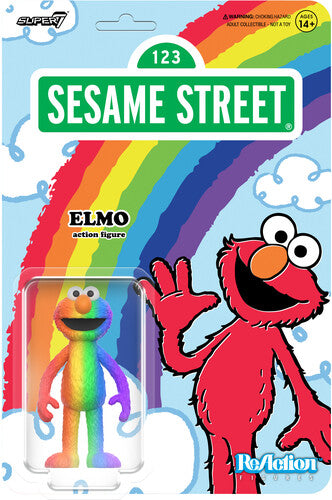 Sesame Street Reaction Figures - Elmo (rainbow) - Sesame Street Reaction Figures - Elmo (rainbow) - Collectibles