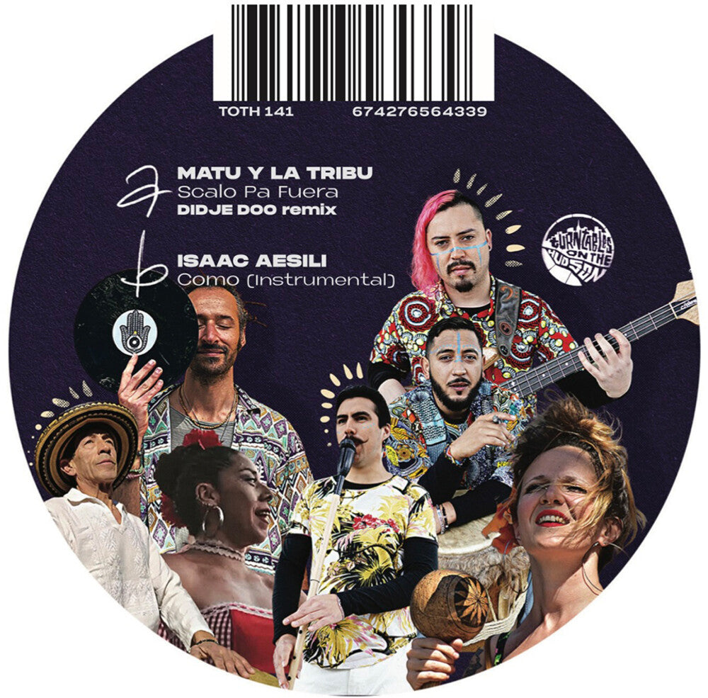 Matu y la Tribu (Didje Doo Remix) / Isaac Aesili - Sacalo Pa Fuera b/w Como [7" Vinyl]
