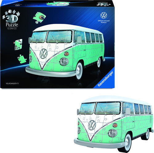 Ravensburger - Iconics Volkswagen T1 162 Piece 3d Puzzle - Games