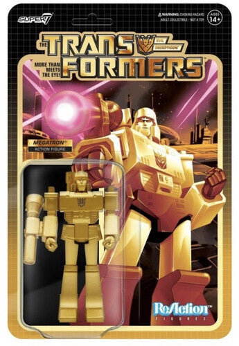 Transformers Reaction Figures W1 - Megatron (golde - Transformers Reaction Figures W1 - Megatron (golde - Collectibles