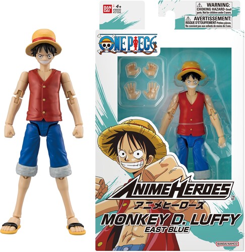 Anime Heroes One Piece Luffy (east Blue) 6.5in Fig - Anime Heroes One Piece Luffy (east Blue) 6.5in Fig - Collectibles