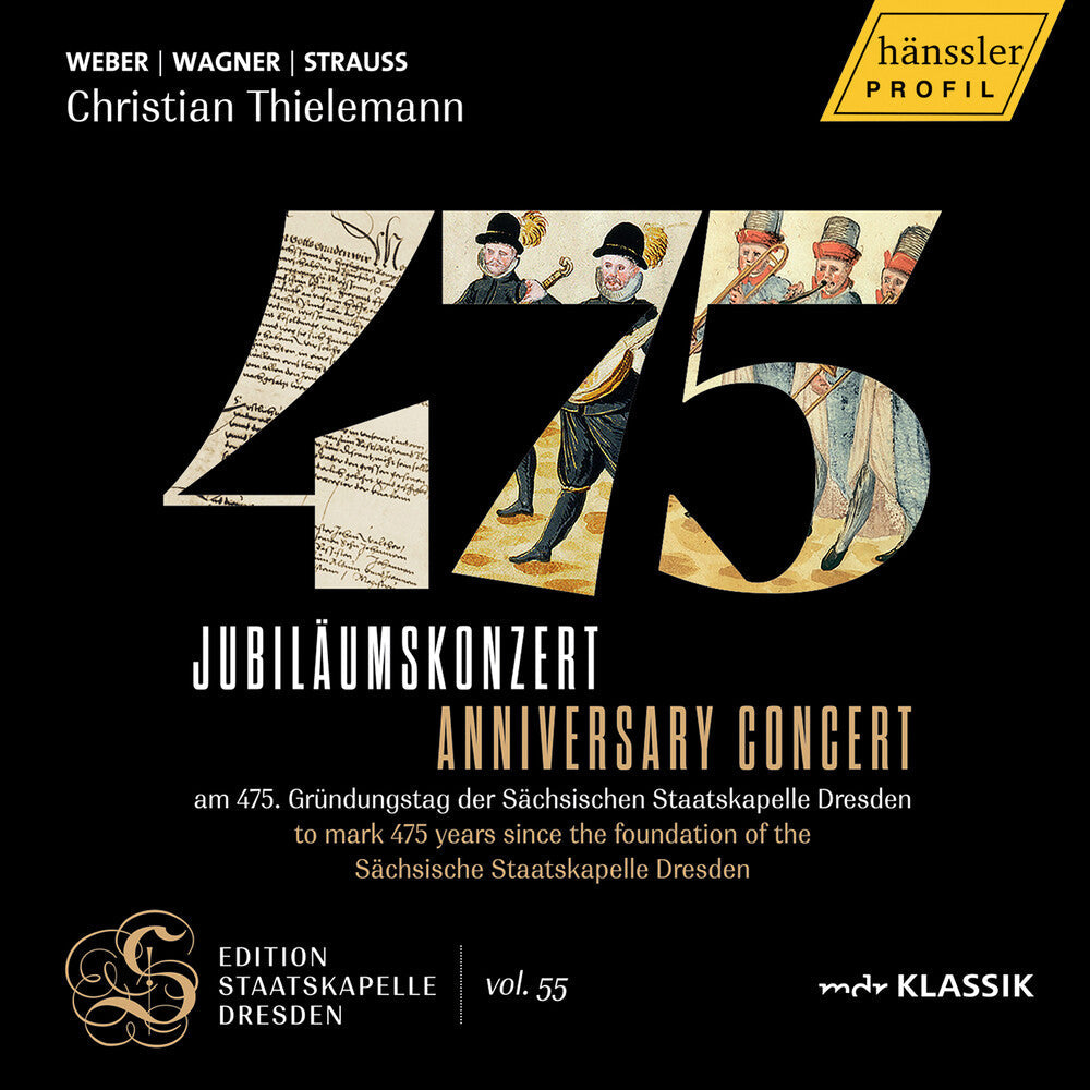 Pre-Order: Staatskapelle Dresden - 475 Staatskapelle Dresden - Aniv Concert - Live [CD]