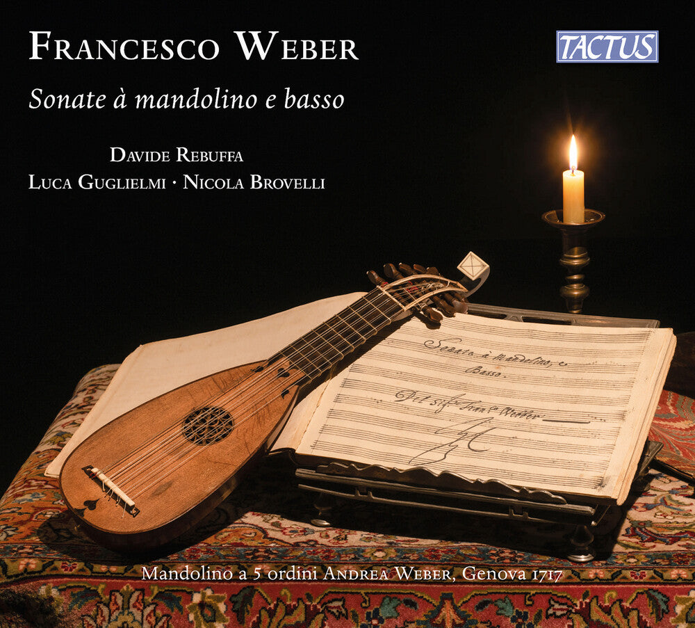 Davide Rebuffa - Weber: Sonate A Mandolino E Basso [CD]