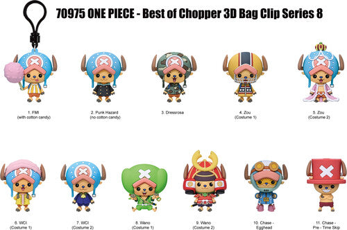 One Piece Series 8 Best Of Chopper 3d Foam Bag Cli - One Piece Series 8 Best Of Chopper 3d Foam Bag Cli - Collectibles