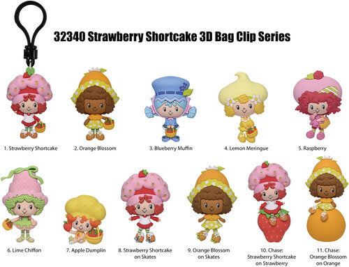 Strawberry Shortcake Series 2 3d Foam Bag Clip 24p - Strawberry Shortcake Series 2 3d Foam Bag Clip 24p - Collectibles