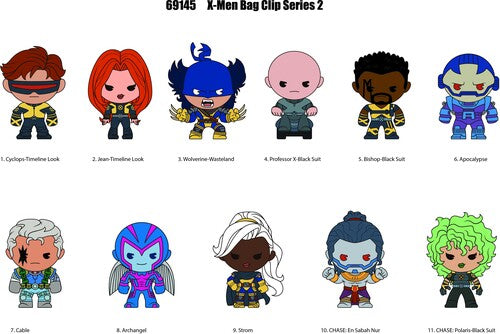 X-men '97 Series 2 3d Foam Bag Clip 24pc Blind Bag - X-men '97 Series 2 3d Foam Bag Clip 24pc Blind Bag - Collectibles