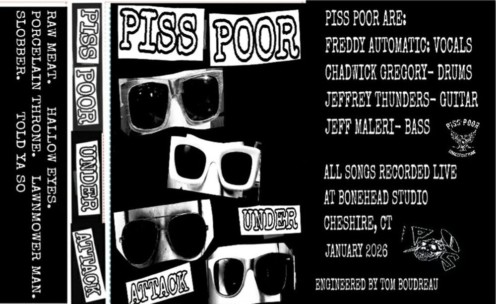 Piss Poor - Under Attack [Cassette]