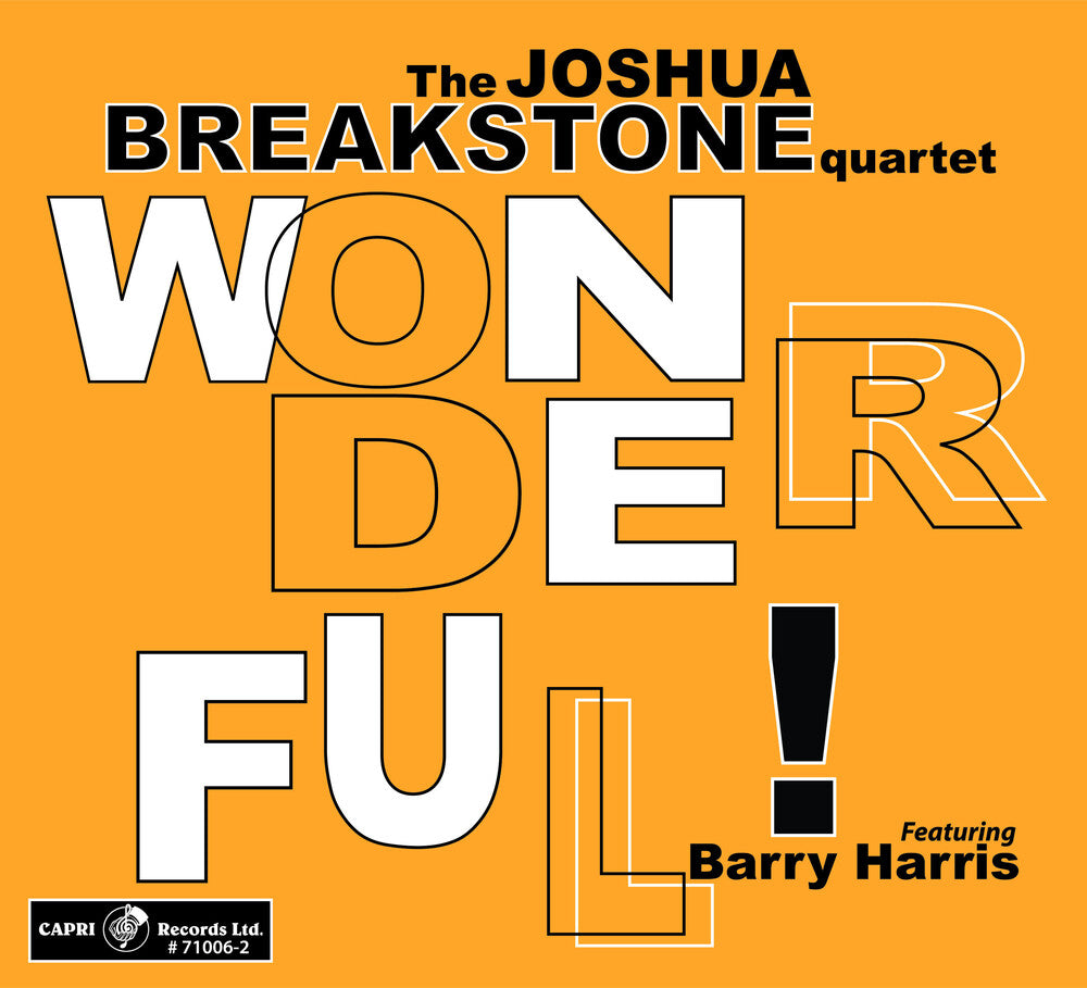 Joshua & Barry Harris Breakstone - Wonderful! [CD]