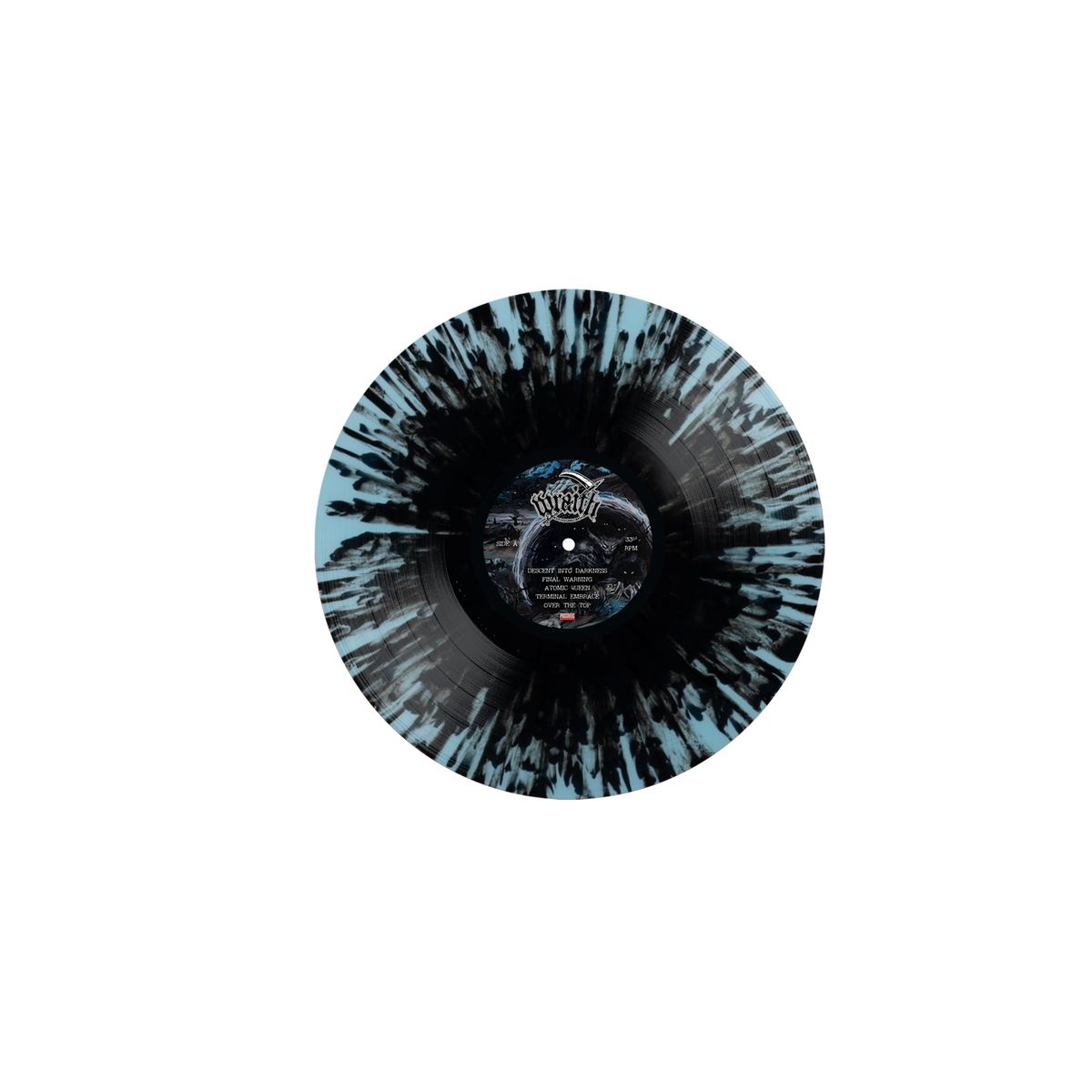 Wraith - Descent Into Darkness T6 + BK Splatter Vinyl Record