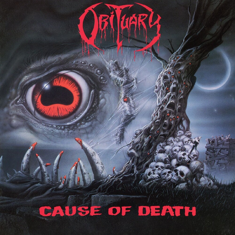 Obituary - Cause Of Death [Gray/Black Splatter]