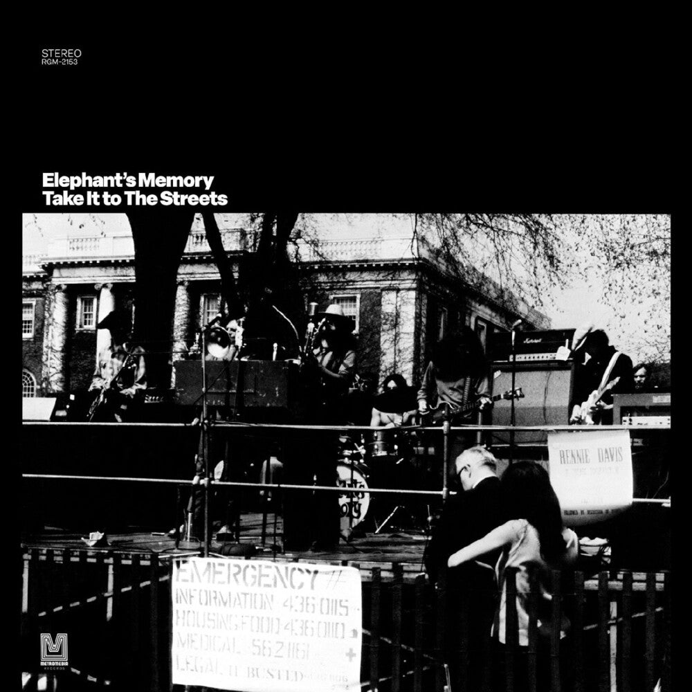 Elephant's Memory - Take It To The Streets - Remastered - Black Swirl [LP]