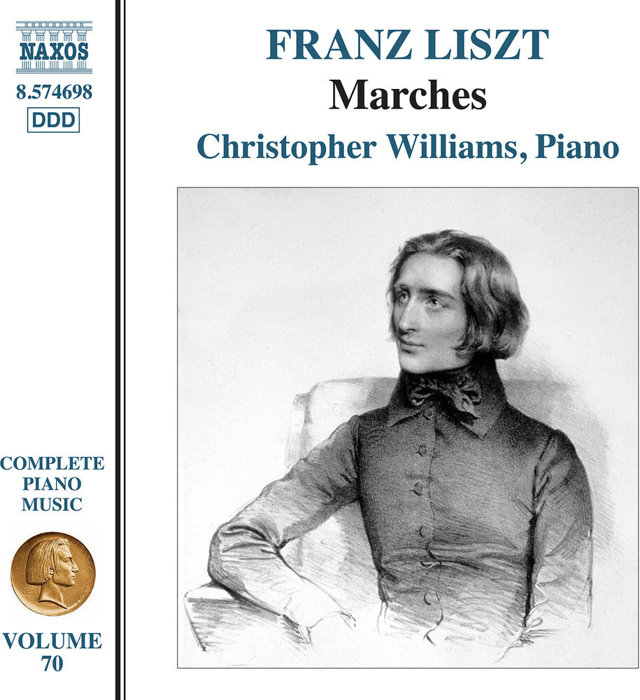 Pre-Order: Christopher Williams - Franz Liszt: Complete Piano Music / Vol. 70 - Marches [CD]