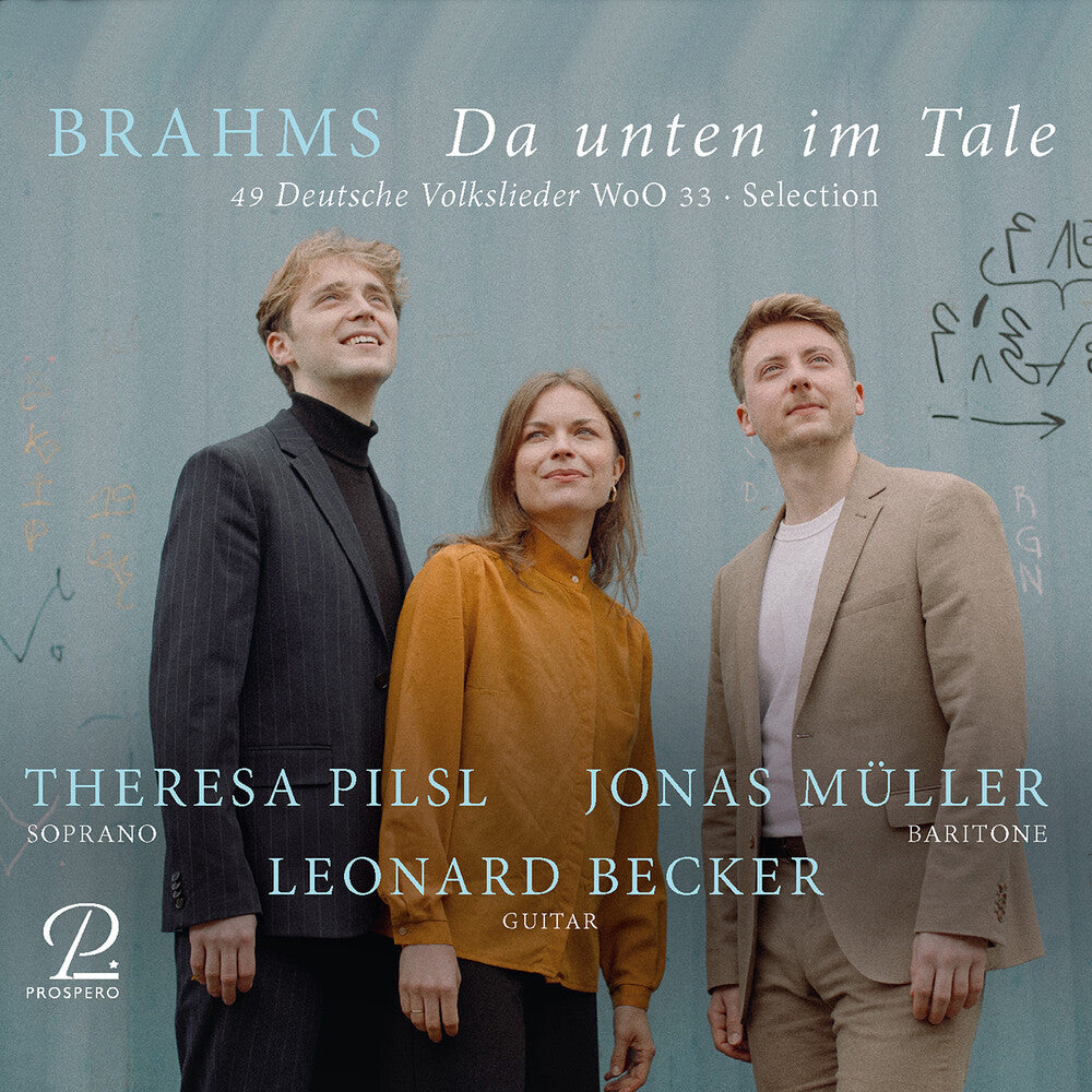 Leonard / Theresa Pilsl / Jonas Muller Becker - Johannes Brahms: 49 German Folksongs for Soprano / Baritone & Guitar [CD]