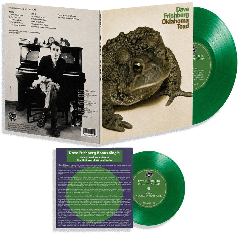 Dave Frishberg - Oklahoma Toad [Colored Vinyl] (Grn) (Wsv) [Reissue] Vinyl Record