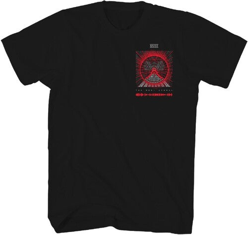 Muse The Wow! Signal Ind Exc Tsh F/b Prnt 3xlrg Bk - Muse The Wow! Signal Ind Exc Tsh F/b Prnt 3xlrg Bk - Apparel