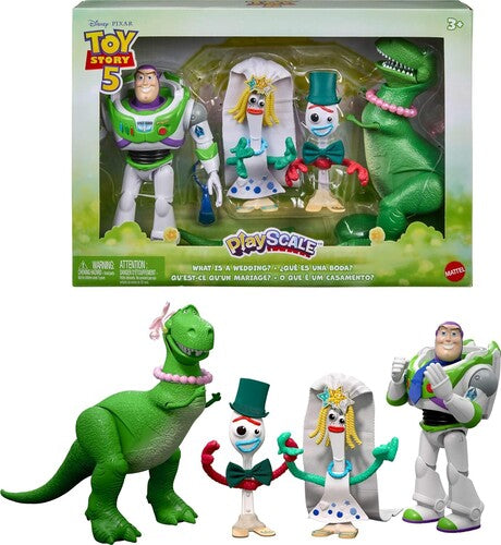 Pixar Toy Story - Toy Story 5 What Is A Wedding 4pk With Accessories - Collectibles