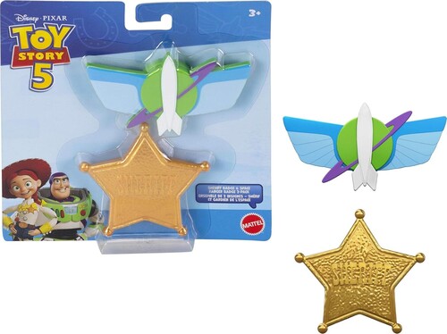 Pixar Toy Story - Toy Story Role Play Badges 2pk Sheriff And Space - Collectibles