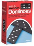 Pressman Games - Pressman Classic Games Double Six Wooden Dominoes - Games