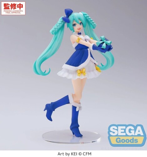 Hatsune Miku High Premium Sapphire Christmas Stat - Hatsune Miku High Premium Sapphire Christmas Stat - Collectibles