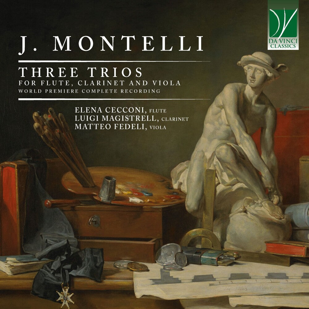 Elena & Luigi Magistrelli & Matteo Fedeli Cecconi - J. Montelli: Three Trios for Flute, Clarinet & Viola [CD]