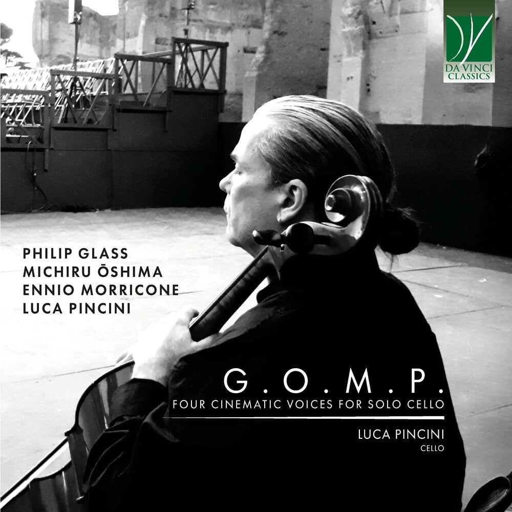 Pre-Order: Luca Pincini - G.o.m.p. - Four Cinematic Voices for Solo Cello [CD]