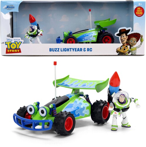 Jada 1/24 Hwr Rc Toy Story Car & Buzz Lightyear - Jada 1/24 Hwr Rc Toy Story Car & Buzz Lightyear - Collectibles