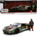 Jada 1/24 Hwr Sw 05 Ford Gt Die-cast & Boba Fett - Jada 1/24 Hwr Sw 05 Ford Gt Die-cast & Boba Fett - Collectibles