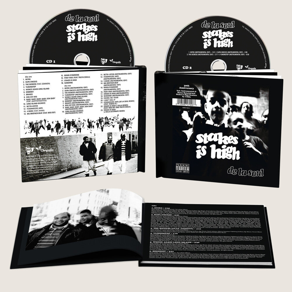 Pre-Order: De La Soul - Stakes Is High - 30th Anniversary [Hard Cover Book]