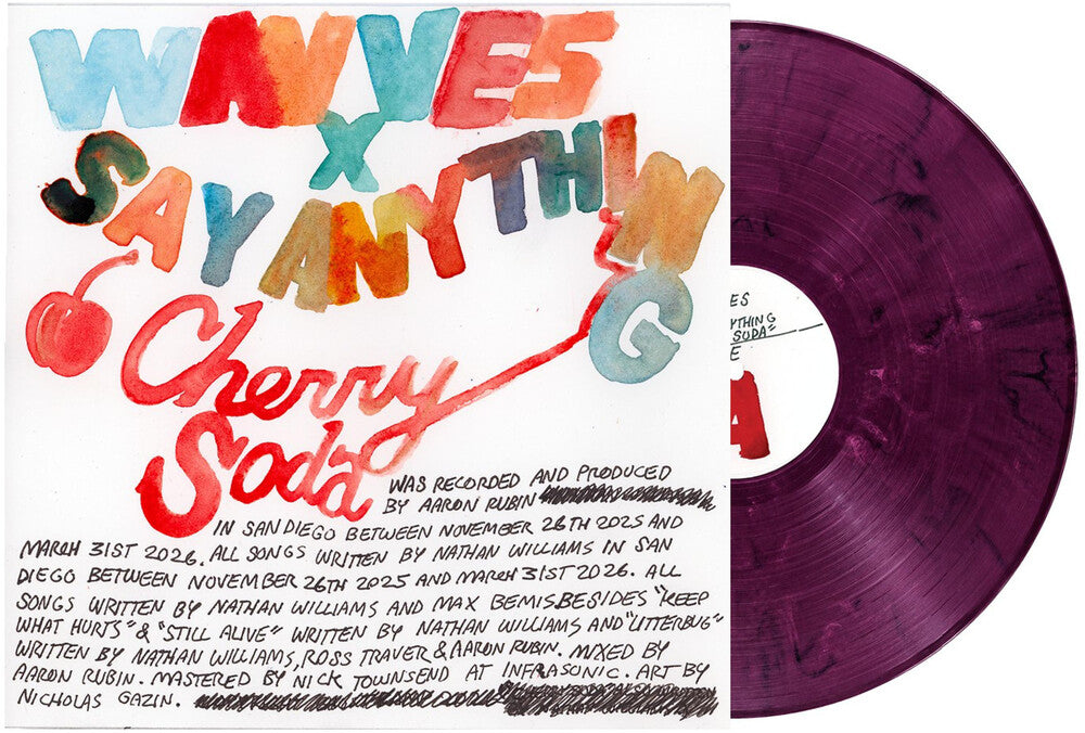 Pre-Order: Wavves x Say Anything - Cherry Soda [Eco Purple-Pink]