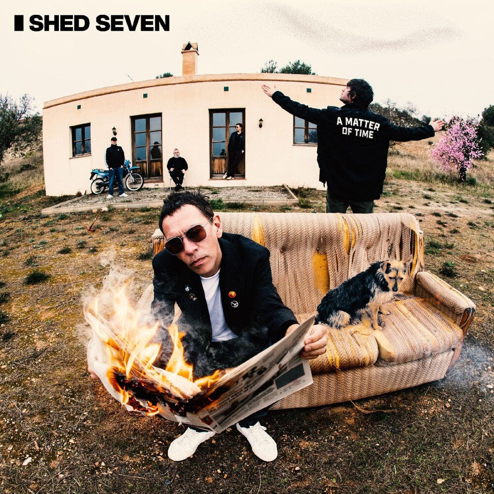 Pre-Order: Shed Seven - Matter Of Time - Black/Red Marble (Blk) [Colored Vinyl]